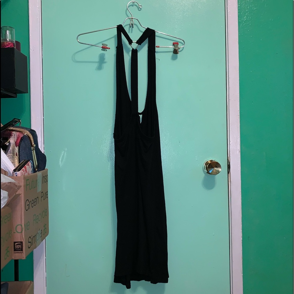 Black Backless Dress